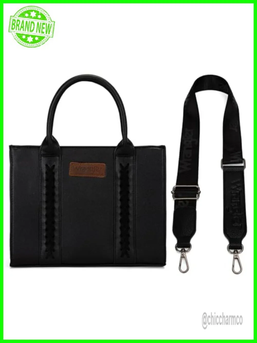 Wrangler Tote Bag for Women Satchel Handbag Top-handle Purse with Strap